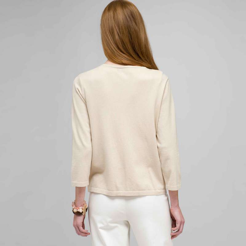 Beaded Cardigan, Dark Stone, large image number 1